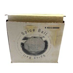 The Spice Ball K45313 Clear Plastic Dispenser With Labels & Instructions 82c